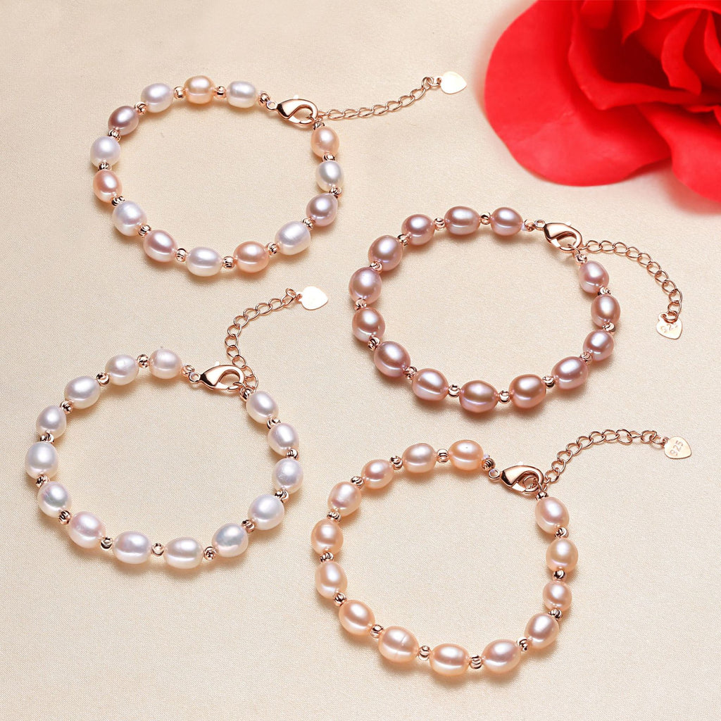 Real Pearl Factory Wholesale Freshwater Pearl Bracelet Fashion Women Jewelry Cold Door Products Stall Supply pearl bracelet