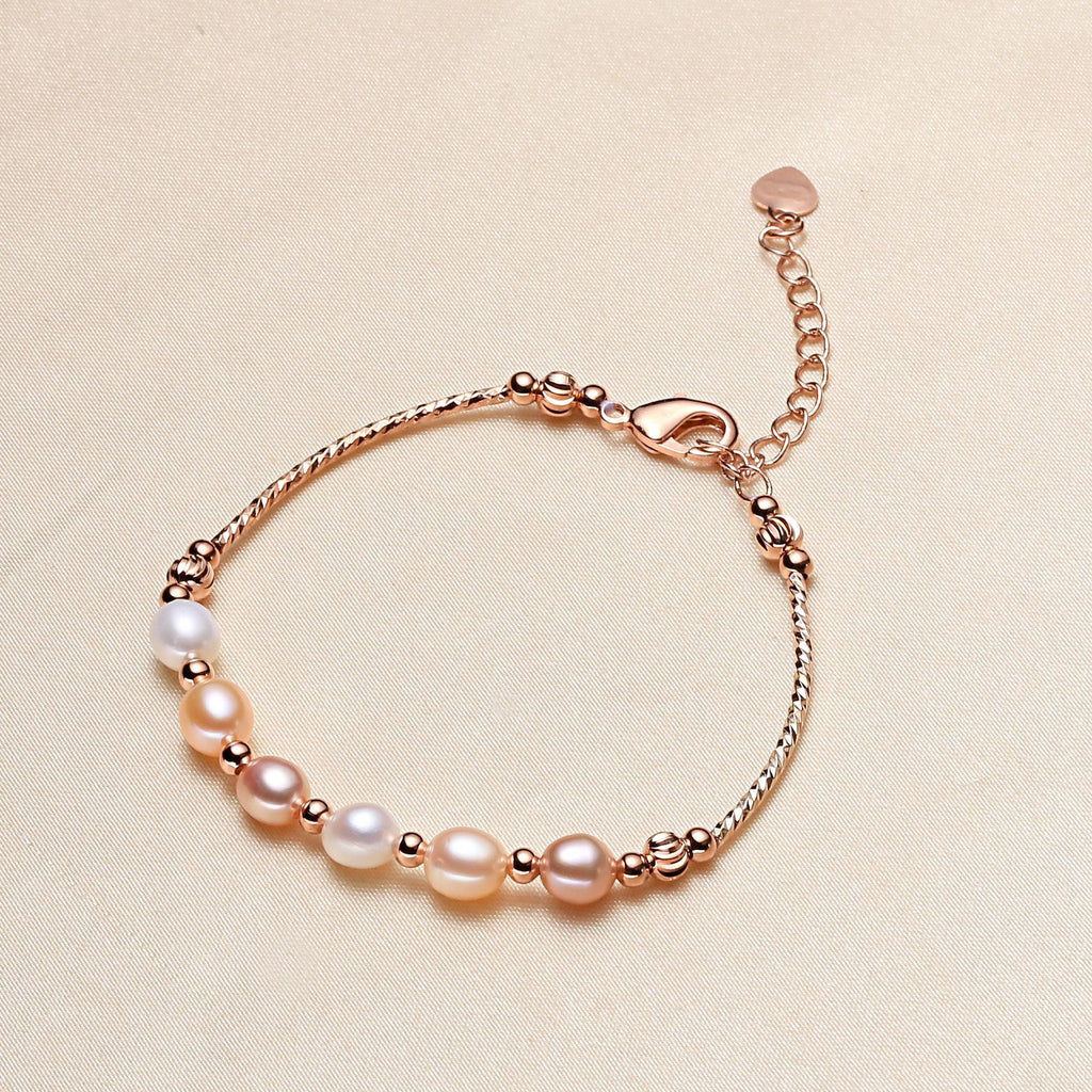 Factory Direct Supply Fresh Water Pearl Bracelet Women's New Cross-Border Bracelet Stall Supply pearl bracelet