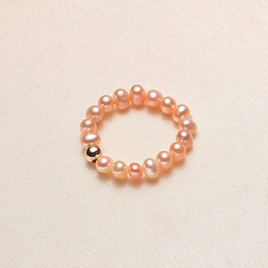 Freshwater Pearl Elastic Band Pearl Ring Women's Cross-Border Adjustable Bracelet Supply Wholesale pearl bracelet