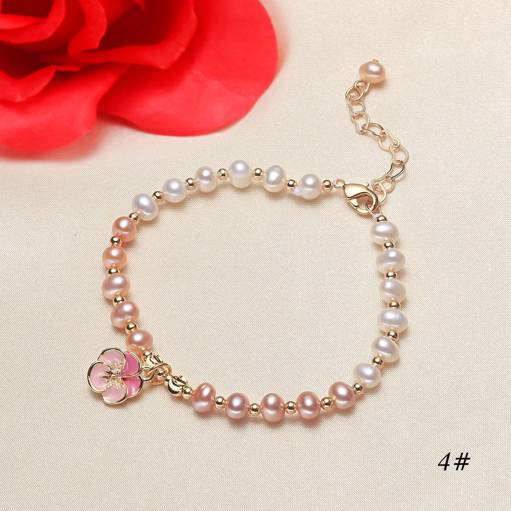 Pearl Direct Supply from Place of Origin Pearl Bracelet Women's Cross-Border Jewelry Shop Supply Wholesale pearl bracelet