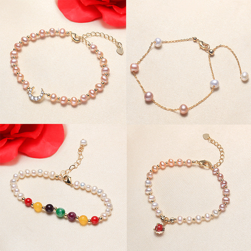 Bracelet Collection Factory Direct Supply Freshwater Pearl Bracelet Girls Creative New Bracelet Wholesale pearl bracelet