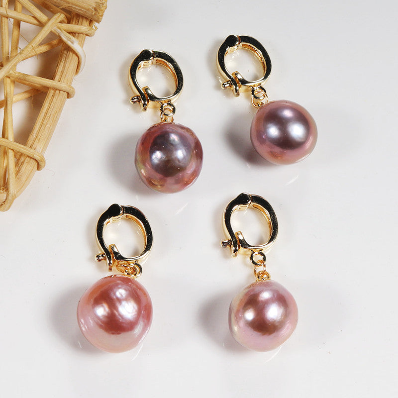 Freshwater Pearl Baroque Buckle with Necklace Versatile Simple Female Accessories Downstream Supply Pearl Necklace