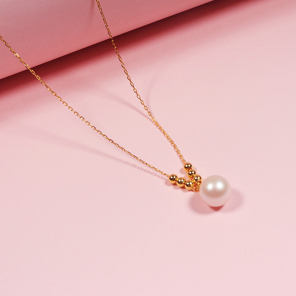 Factory Direct Supply Freshwater Pearl Necklace Female Summer S925 Silver Special-Interest Design High-Grade Clavicle Chain Wholesale Delivery Pearl Sest