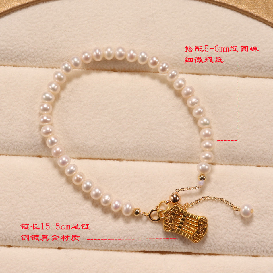 Simple Accessories Fairy Style Freshwater Pearl Bracelet Novel Fashion Dressing All-Match Pearl Bracelet Wholesale pearl bracelet