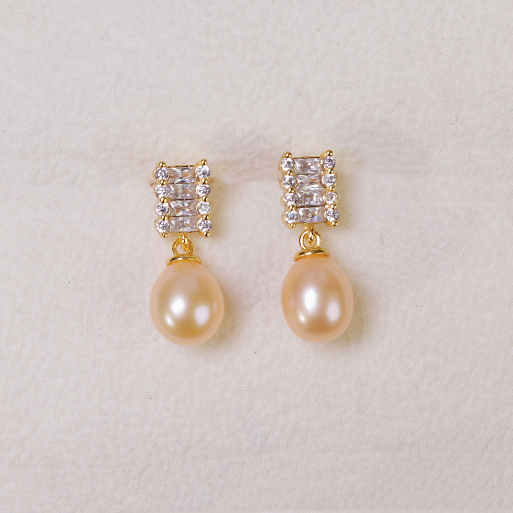 Internet Celebrity Zhuji Freshwater Pearl Ear Studs Small Style College Style Pearl Earrings Source Wholesale Pearl earrings