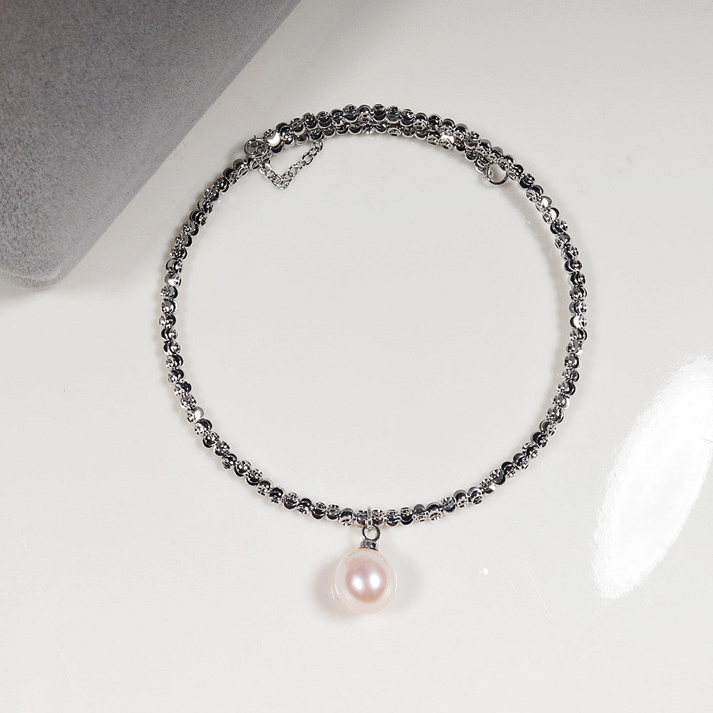 Factory Direct Supply Freshwater Pearl Bracelet Elegant All-Match Bracelet Girls Non-Mainstream Style Bracelet Jewelry Wholesale Delivery pearl bracelet